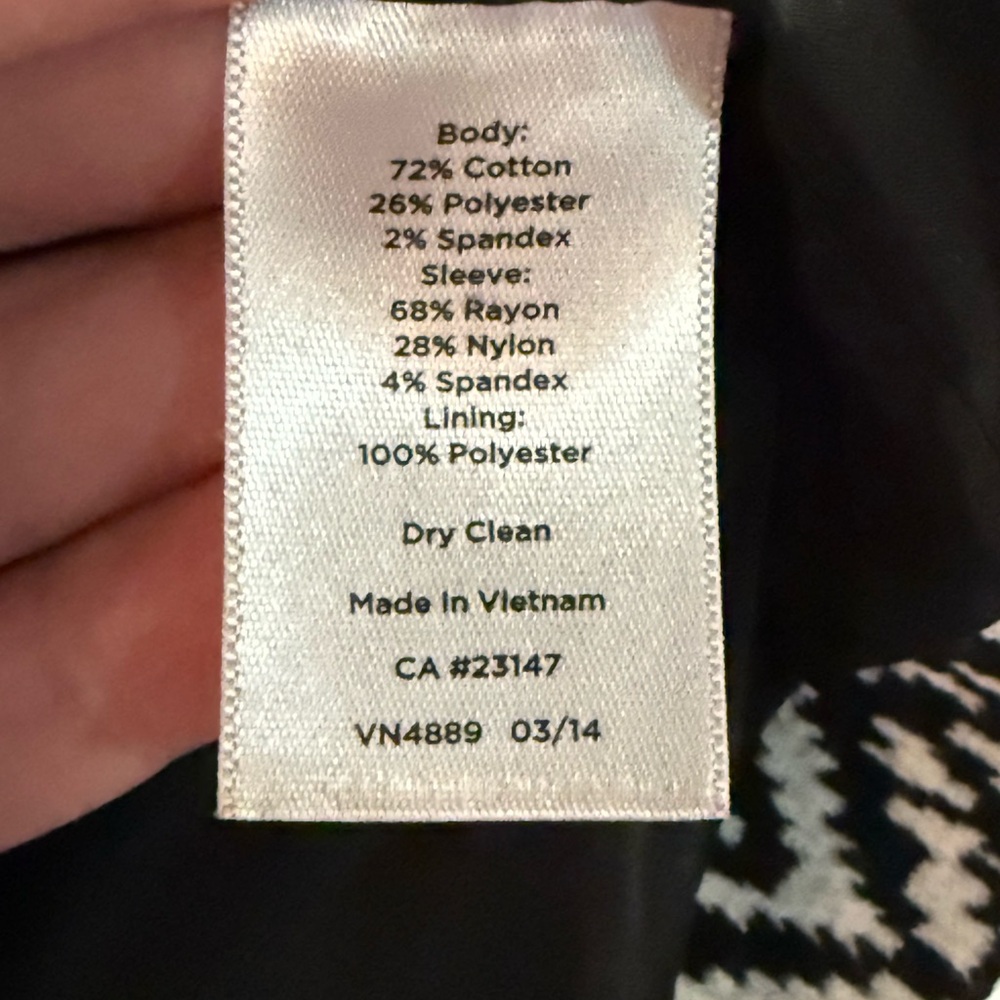 Talbots Black Knit Zip-Front Jacket - image 3